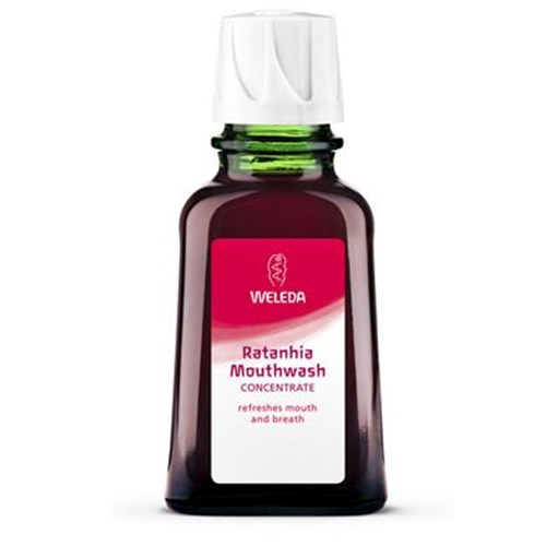 WELEDA Mouthwash Ratanhia, 50ml, naturally plant-based